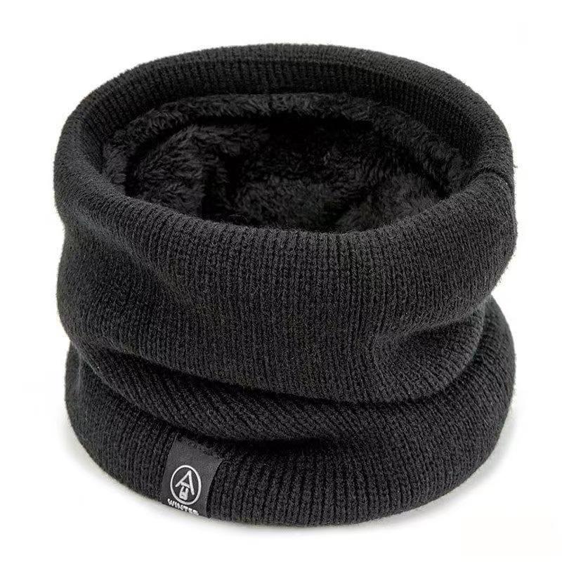 Fashion Women Knitted Scarf Solid Cashmer Like Winter Snood Scarves Lady Warm Thick Unisex Men Neck Scarfs Ring