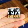 Lapel Badge Brooch Pin Engineering Cost Control Brooch English Letters Brooch  Clothes Pins