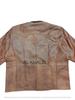 New Men Shirt Brown Handmade Lambskin Leather Stylish Real Soft Party Casual Fit