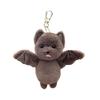 Bat Shaped Plush Keyring Soft Stuffed Animal Keychain Accessory Bag Decoration for Everyday Use Children Birthday Gift