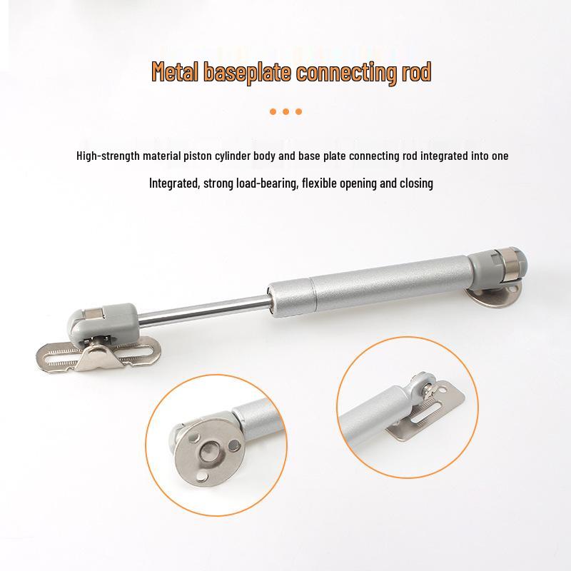 Copper-Core Pneumatic Support Rod: Hydraulic Air Shock Absorber with Rubber Head for Flip-Up Doors, Meter Boxes, and Decorative Panels