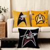 Star TTrek ShipP Brand Cushion Cover Plush Fabric Soft DoubleSided Printed Sofa Warm Winter Home Child Gift Pillow Case