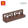 131Pcs/lot 15207W 1x4x1 Wall Panel 4-hole Construction Block Moc Colour Accessories Works With featuring Blocks Playthings Ideal For Kids