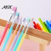 High Elasticity Art Brushes 6PCS Paint Brush, with Candy Colored Design, Flexible Nylon Oil Painting Bristles for Watercolor Acrylic Artist Supplies