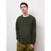 Warm Waffle Henley Neck Long Sleeve T shirT