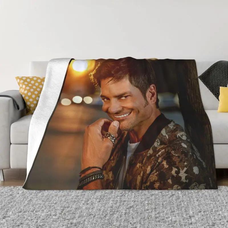 Chayanne Puerto Rican Latin Pop Singer Ultra-Soft Fleece Throw Blanket Warm Flannel Blankets for Bed Car Couch Bedspreads