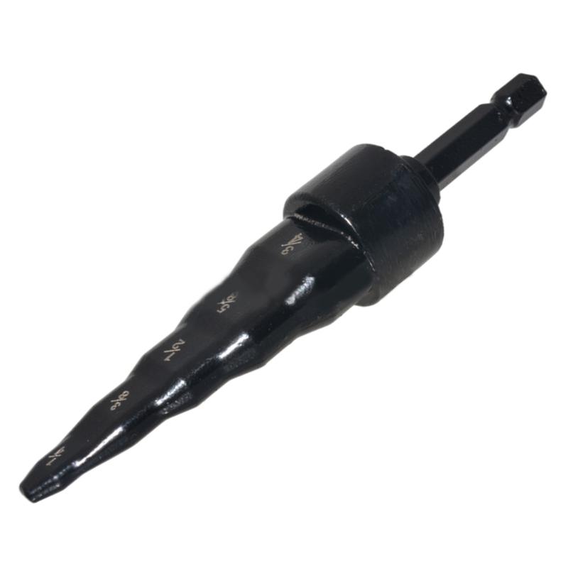5 In 1 Swaging Spin Tool Drill Bit Air Conditioner Coppers Pipe Expander Manual Tube Expander 3/4" 5/8" 3/8" 1/2" 1/4''
