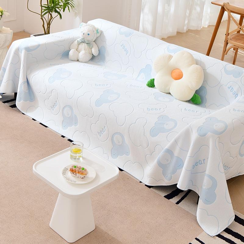 Eis seide Sofabezug Stoff Sommer Sommer Sommer Sommer Sommer Matte Sofakissen Einteilig Vollabdeckung Sofabezug All-Inclusive Sofabezug
