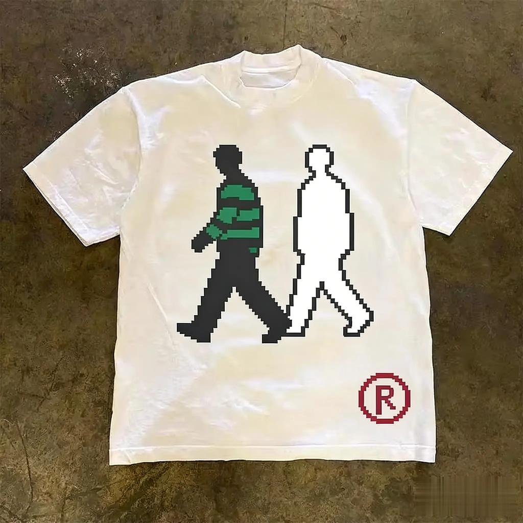 2026 Summer Comfortable Oversized T Shirt New Niche Street Style Versatile Shortsleeved Tshirt Unisex Casual Trend Tees Tops