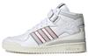 Originals Forum Mid Blanco Gris Rojo H03434