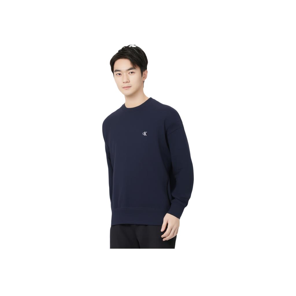Calvin Klein Crew Neck Pullover Long Sleeve Comfortable Warm Sweatshirt Men sweatshirt 4RC277G-410