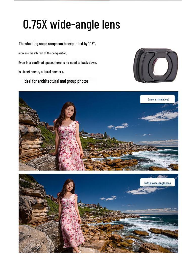 DJI Pocket 3 Magnetic Filter Set: ND, Adjustable Dimming, CPL Polarizing Filters