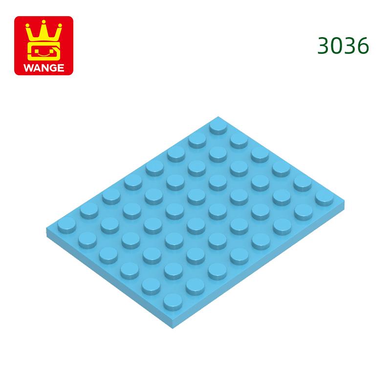 15Pcs/Lot 3036 6x8 Dots Plate Construction Bricks Basic Components Board Blocks Works With all Brand Playthings Ideal For Children Gift Idea Box