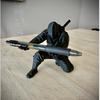 Japan Samurai Pen Holder Creative Anime Endure Stationary Pen Rack Plastic Desk Pencil Organizer Decoratıon Office Supplies Gift