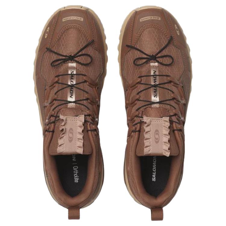 SALOMON Acs+ Satin Comfortable Soft Breathable Support Casual Running Shoes Unisex Sneakers Red-Brown 477949