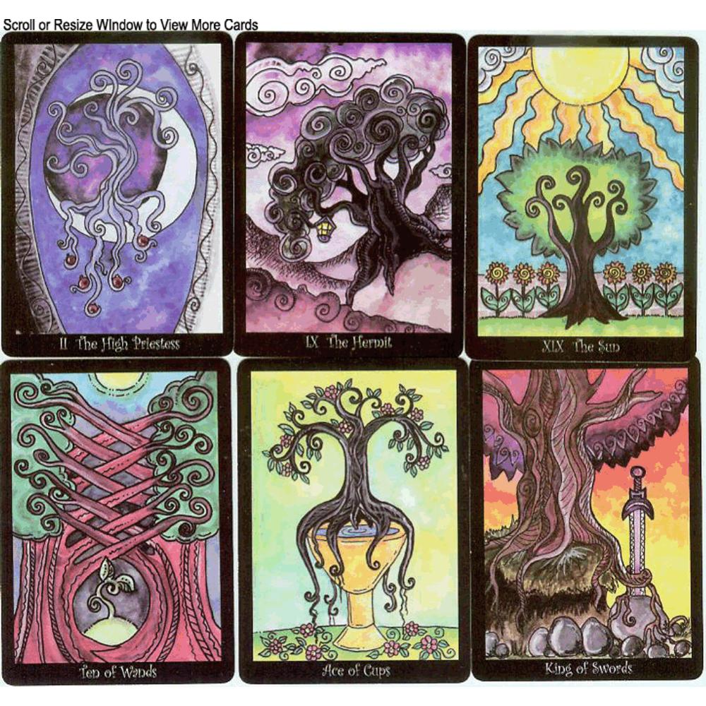 9*6.5cm The Tarot of Trees 78 Pcs Cards Tarot Deck
