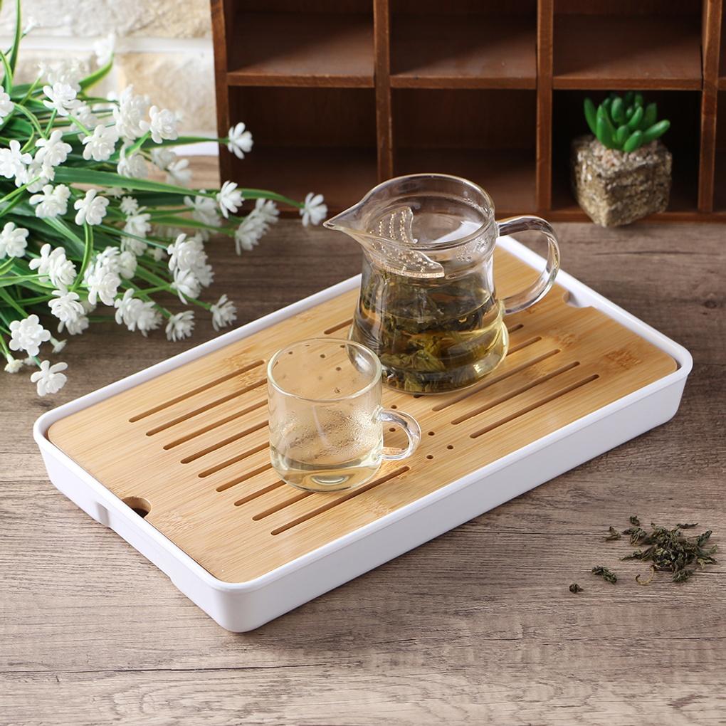 Milne Rectangular Tea Board (33x19cm) Recycled Bamboo Tea Board