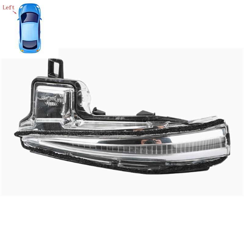 Auto Rear Heated Mirror Glass Cover Frame Turn Signal Light Bottom For Toyota RAV4 2024