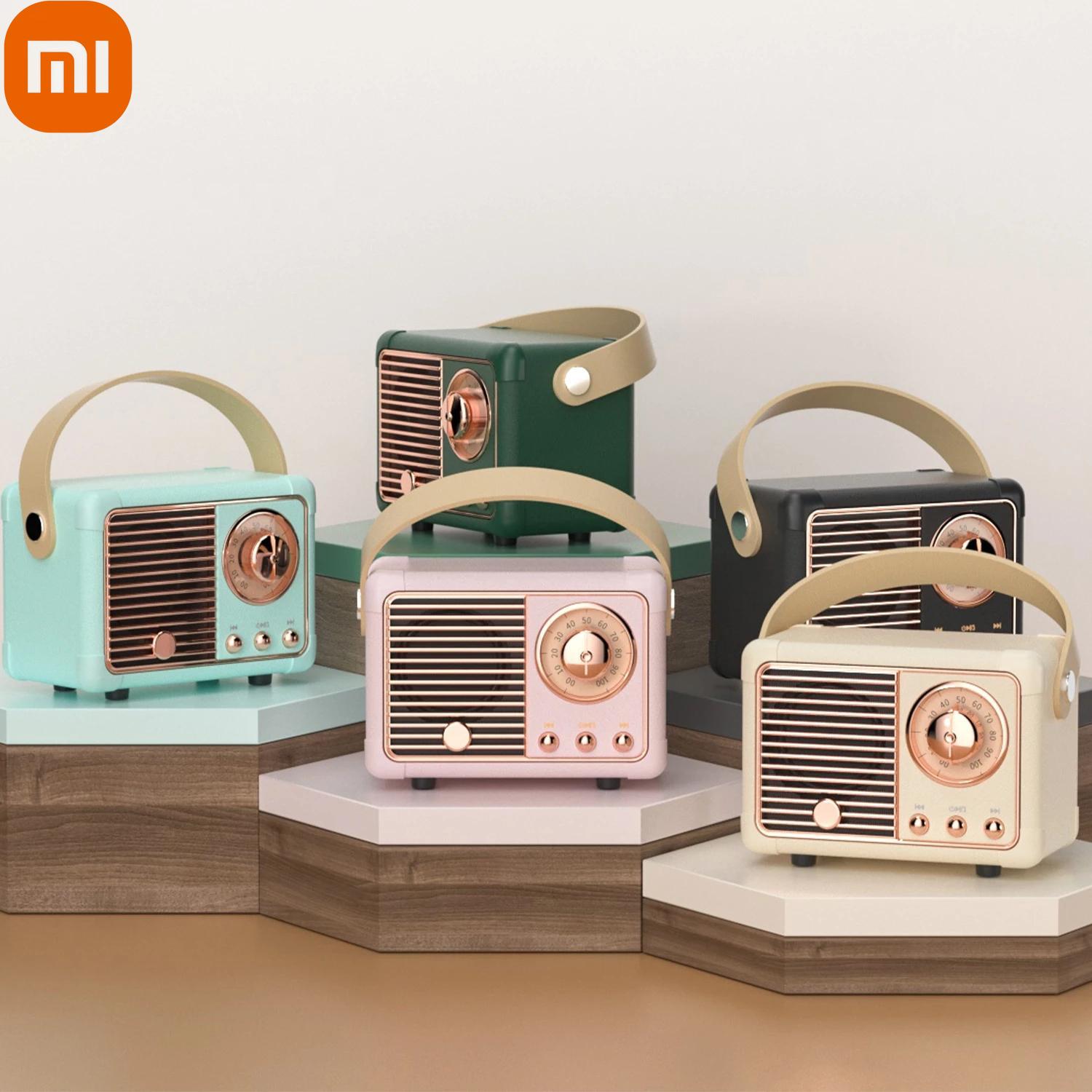 

Bluetooth-динамик Xiaomi Retro HM11, классический ретро, ​​FM-радиоприемник, портативное украшение, мини-колонки, музыкальный плеер для путешествий