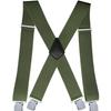 Doucharming Herren 5cm Elastische X-Form Verstellbare Hosenträger mit Metallclips