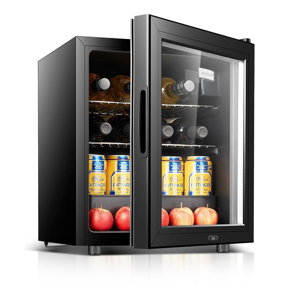 Compact Ice Bar Fridge: Home Use, Refrigeration, Tea, Wine, Sample & Display Cabinet, 110V.