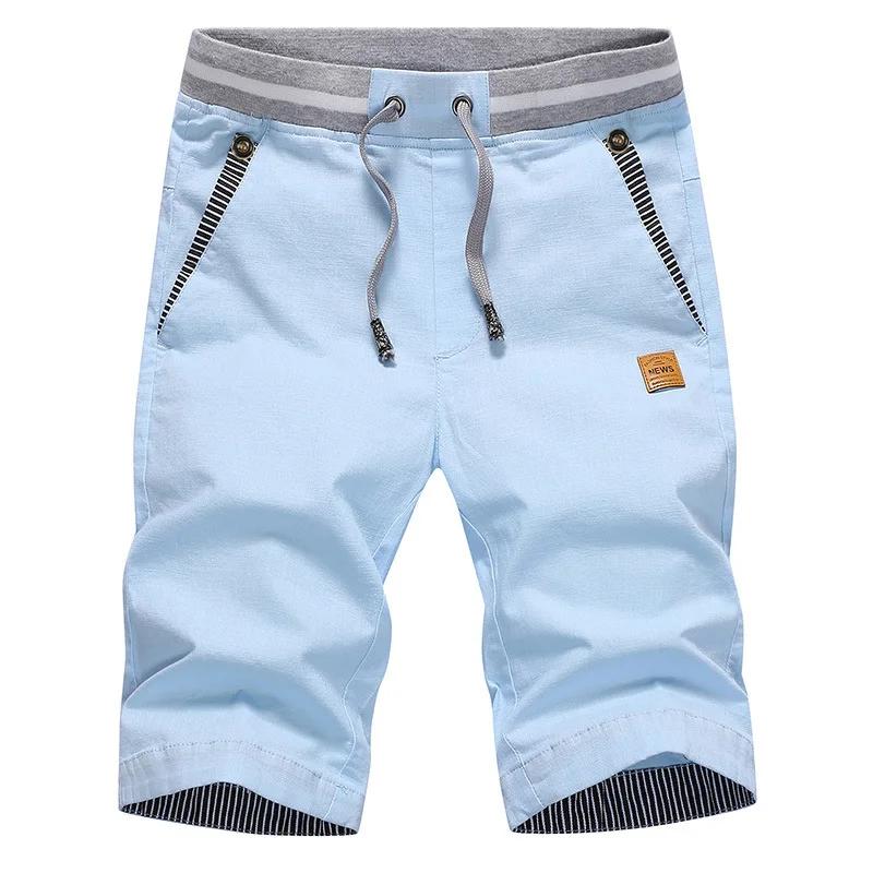 Sport Shorts Man Summer Men's Casual Cotton Shorts Beach Short Pants Casual Classic  Five-point Pants