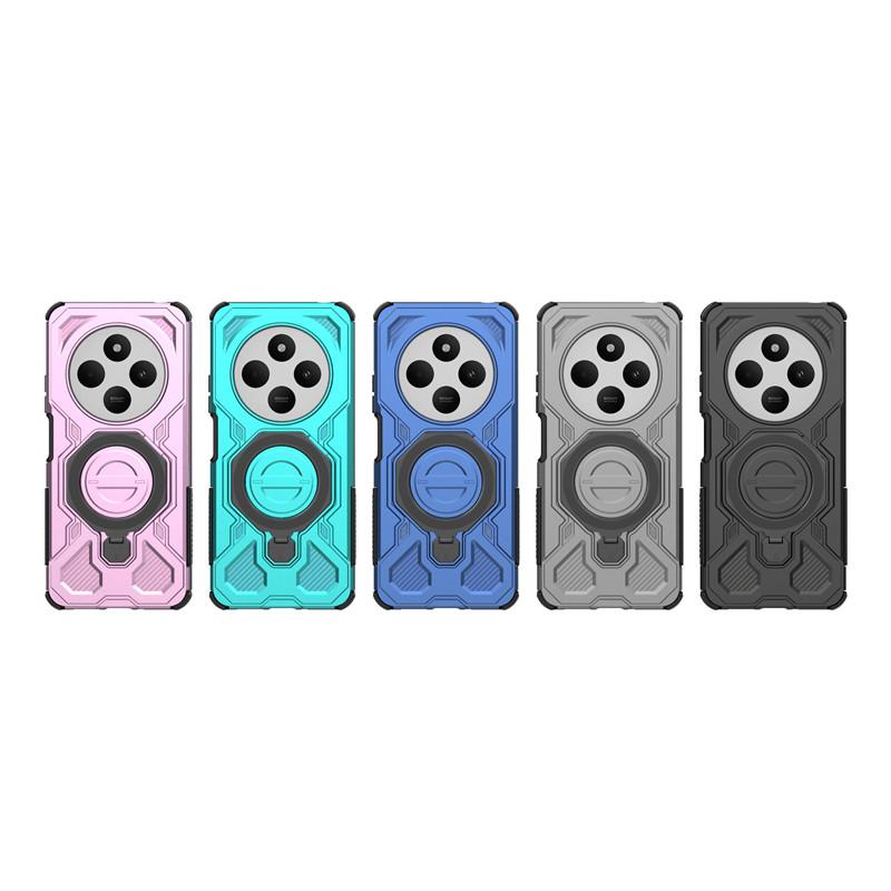 Magnetic Phone Cover For Xiaomi Redmi 14C Case Xiaomi Redmi 14C Cover Shockproof Magsafe Wireless Charging Case Xiaomi Redmi 14C