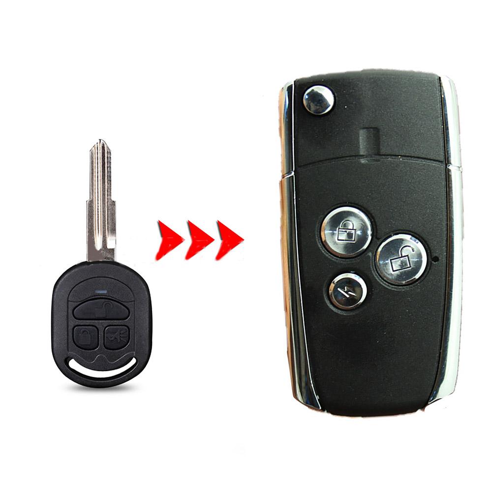 3 Buttons Remote Key Shell Case Replacement For Chevrolet Lacetti