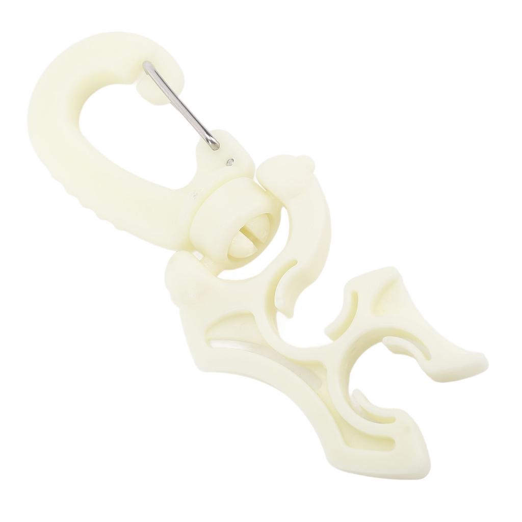 Diving Hose Holder Clip PP Snap In Type Diving Double BCD Hose Holder Regulator Clip for Snorkeling