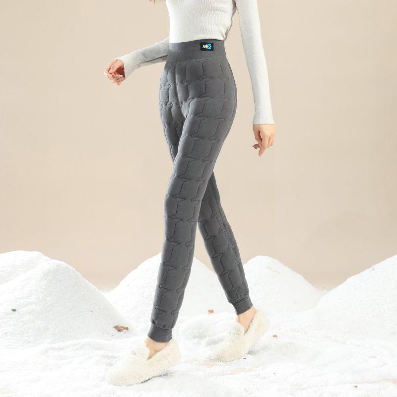 

High-Waist Fleece-Lined Winter Slim Fit School Uniform Pants M 75-90 lbs
