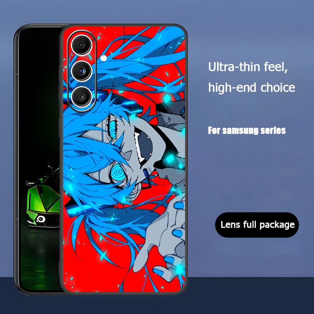Hatsun M-MikuES Hot Anime Cool Phone Case For Samsung Galaxy S25 S24 S23 S22 S21 S20 Plus Ultra Note20 Soft Black