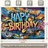 Hip Hop Graffiti Birthday Banner 1pc - Wall Hanging Decor