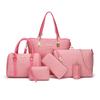 Multi-piece new pu fashion mother and child bag six-piece set portable shoulder messenger women's bag