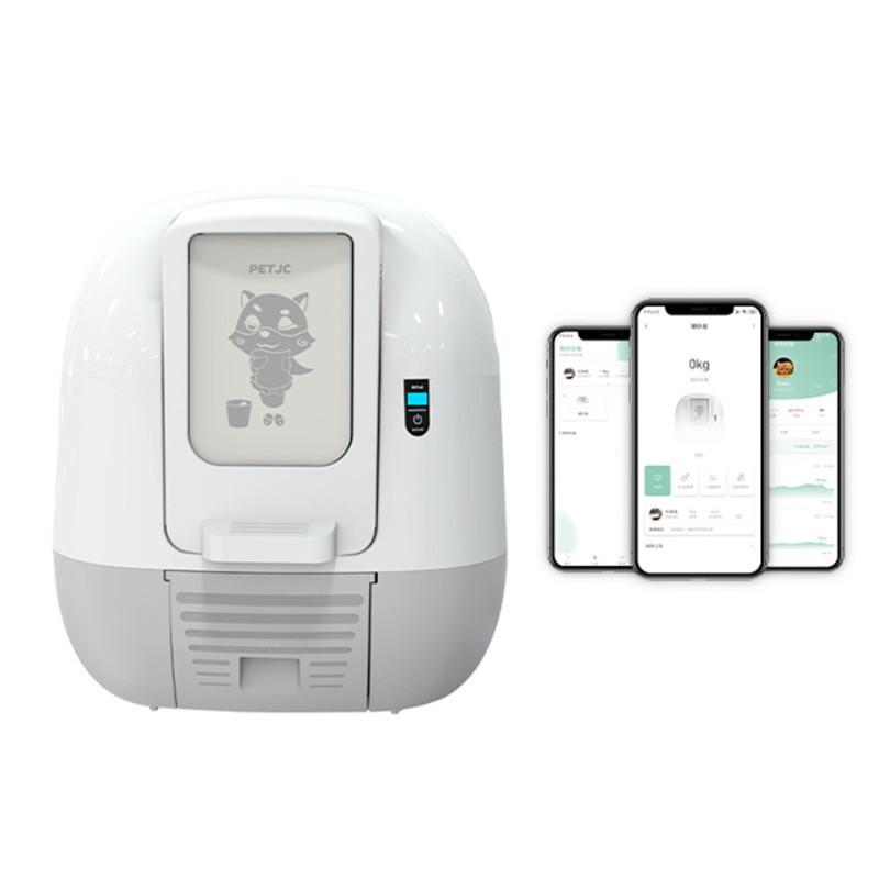 

Полностью автоматический закрытый кошачий туалет с управлением через приложение WIFI, интеллектуальный самоочищающийся кошачий смарт-туалет