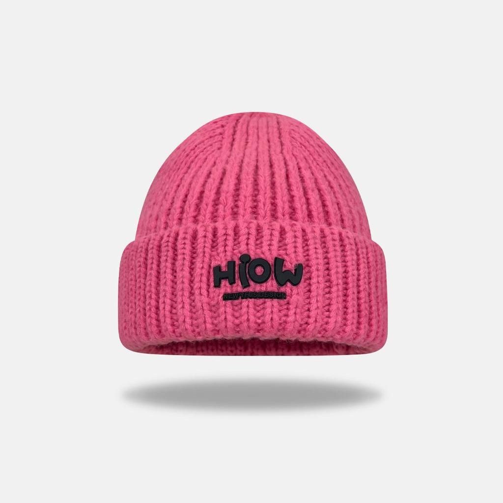 New Japanese High quality Wool Hat for Women In Autumn and Winter Ear Protection Warm Face  Small Knitted Cold Hat  Trendy Big Head Circumference