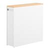 Toilettenaufbewahrung versteckte Toilettenschublade Turm von Yamazaki Schmaler Toilettenpapierhalter mit 14 cm schmalem engen Raumwagen, Aufbewahrung, Marke, weiß, Jitsugyo.