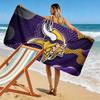 Minnesota Vikings2 Print Beach Towel, Large Soft Quick Dry Towel for Beach Camping Swimming