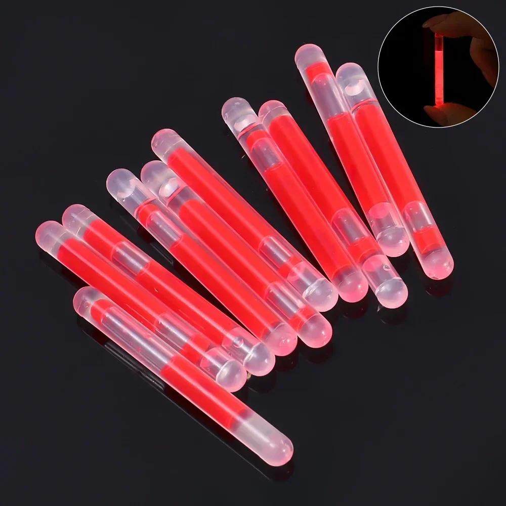 10/100x Glowing Sticks Bright Colorful Light Chemical Fluorescence Sticks for Wedding Decoration Night Fishing Float Rod Lights