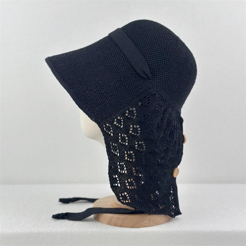 Breathable Weaving Fisherman Hat Foldable Beach Hat Korean Bucket Hat Women