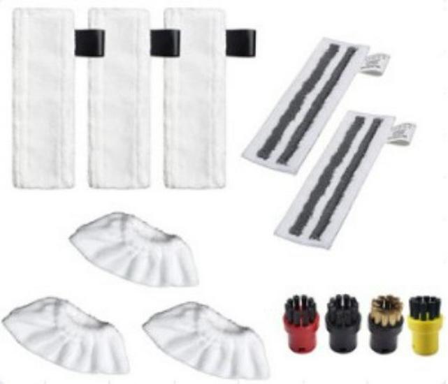 Cloth Mop Cover and Brush Set for Karcher SC1-SC5 Steam Cleaners