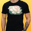 T-Shirt Herren Lotosblume Motiv Baumwolle Größe S bis 5XL