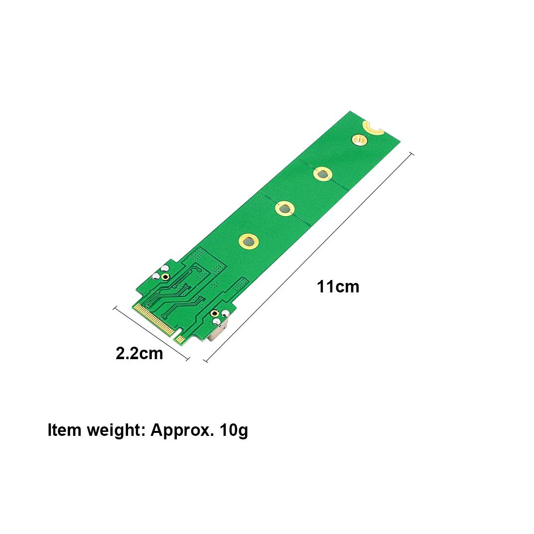 

SSD to M.2 NGFF Adapter Converter Card Replacement for 2013 2014 2015 Apple MACBOOK Air Mac Pro SSD зелений