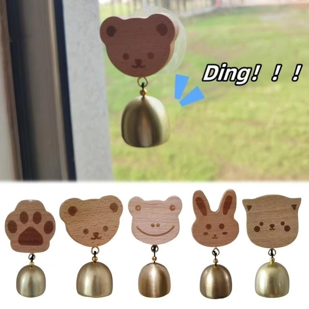 Wooden Door Bell Door Opening Hanging Decorative Shopkeepers Bell Delightful Sound Japanese Style Wind Chime for Business Garden
