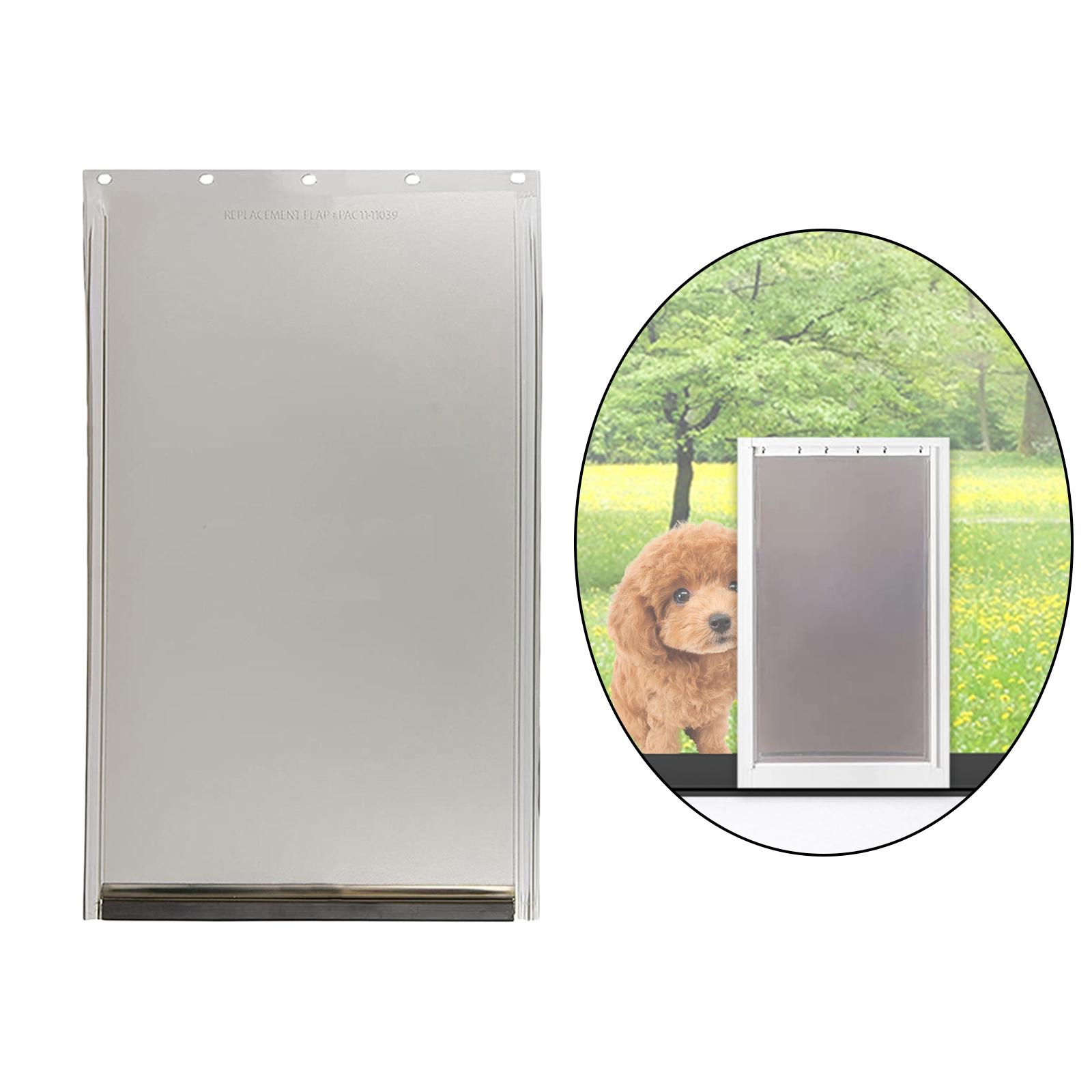 

Replacement cat and dog Door Flap Weather-Proof for Doggie Doors Compatible with Puppy and Kitten 5 Holes