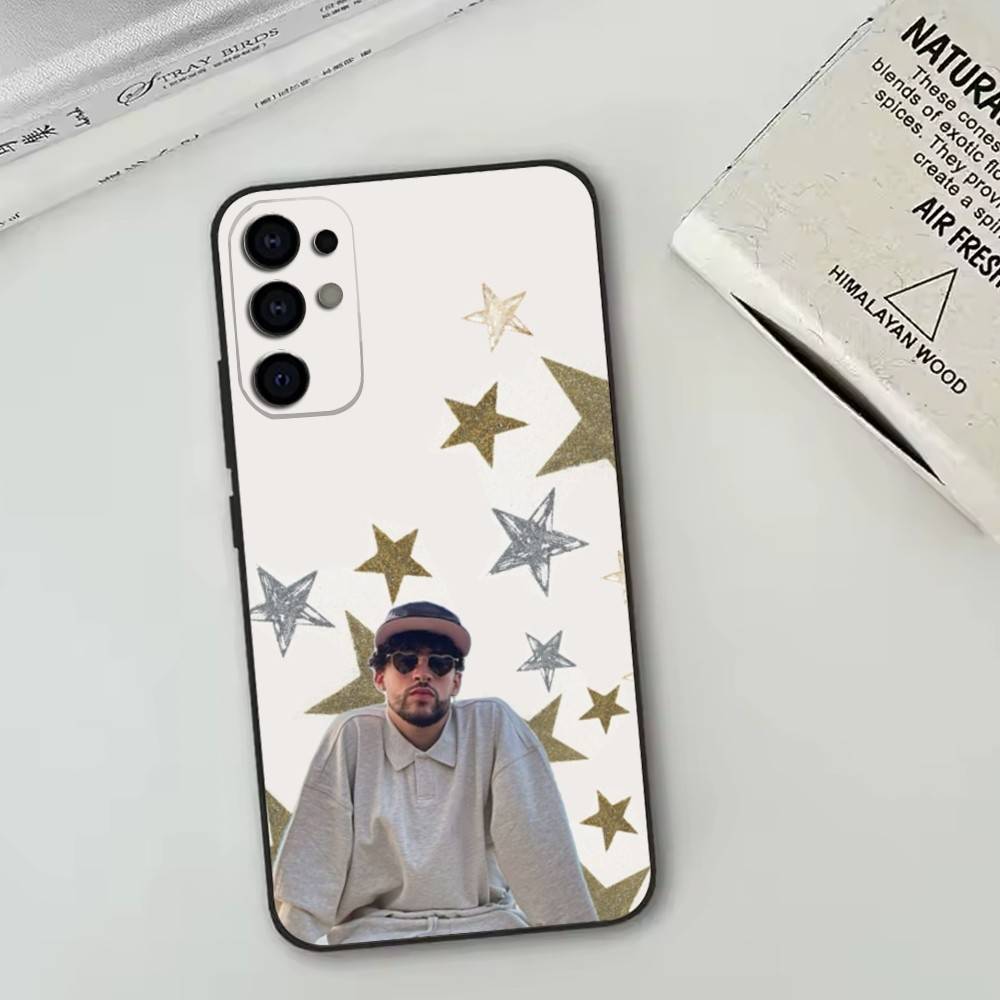 Bad Bunny Phone Case For Samsung S25,S24,S21,S22,S23,S30,Ultra,S20,Plus,Fe,Lite,Note,10,Black Cover