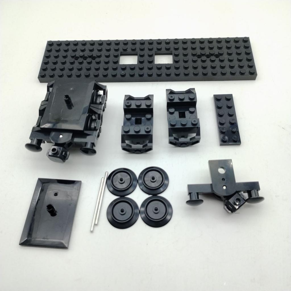 Technical MOC Toys Playsetss for Kids City Series Train 6x24 Base Wheel Carriage Brick Playset Assembled Parts Creative DIY Idea DIY Gift Present