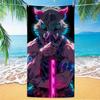 D-Demon Slayer Beach Towels Personalized Bath Towels Pool Vacation Gift Picnic Towel Quick-Drying Party Gifts Children's Day