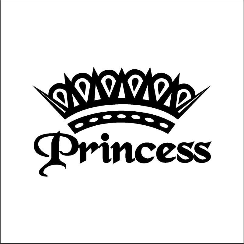 Cute  Pink Princess Crown Vinyl Sticker Car Window Decoration, Elegant Lady Girls Car Decals Laptop Stickers Decor