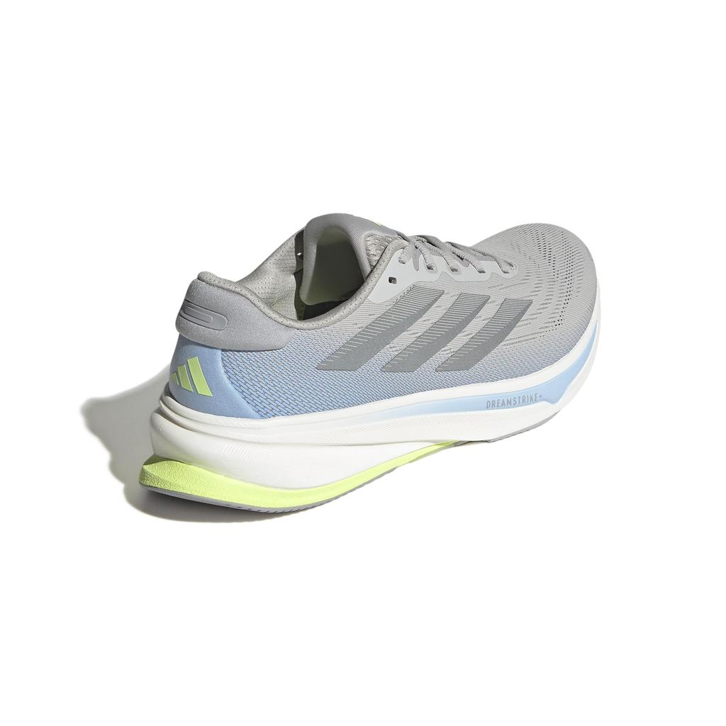 Adidas Supernova RISE 2 Running Shoes, Unisex Adult, NKM80, Grey Two/Matte Silver/Hi-Res Yellow (IH8708), Size 26.0 cm