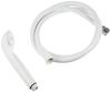 TOTO Shower Head Hose Set THY717HR Water-Saving + 1.6M (with Adapter), White, #NW1